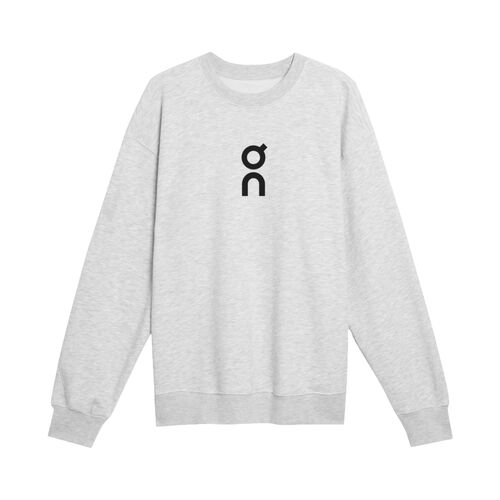 Sudadera Gris On Running Club Crew Crater de Diseño Sencillo y Minimalista S