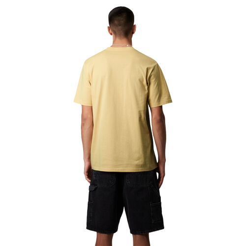 Camiseta Amarilla Con Bolsillo Carhartt S/S Pocket T-Shirt Air Yellow Logo Clásico S