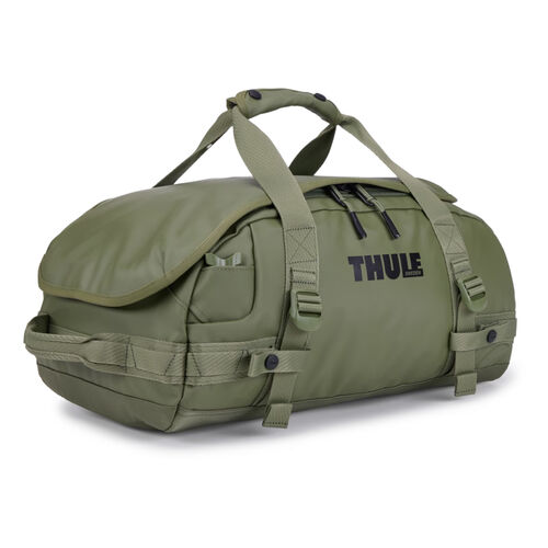 Bolsa de Viaje Verde Thule Chasm Duffel 30L Olivine Resistente y Repelente al Agua 