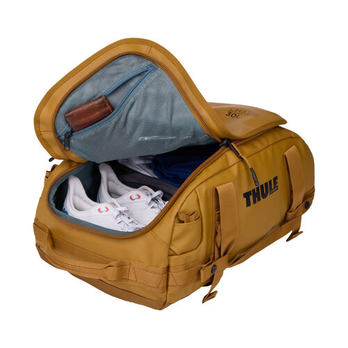 Bolsa de Viaje Amarilla Thule Chasm Duffel 30L Golden Resistente y Repelente al Agua 