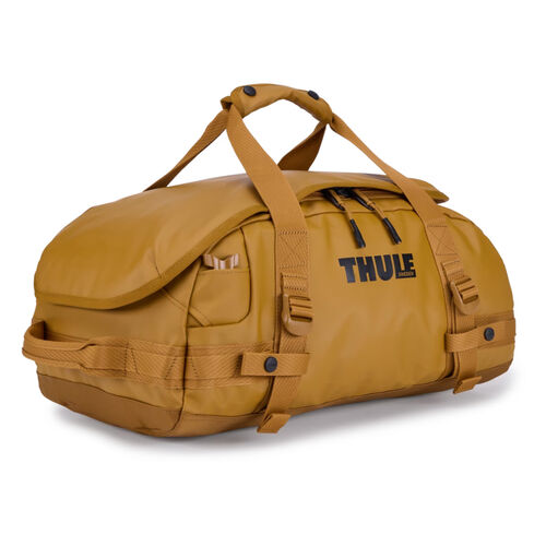 Bolsa de Viaje Amarilla Thule Chasm Duffel 30L Golden Resistente y Repelente al Agua 