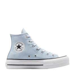 Zapatillas azules Converse Chuck Taylor All Star Lift De Plataforma Y Lona 35