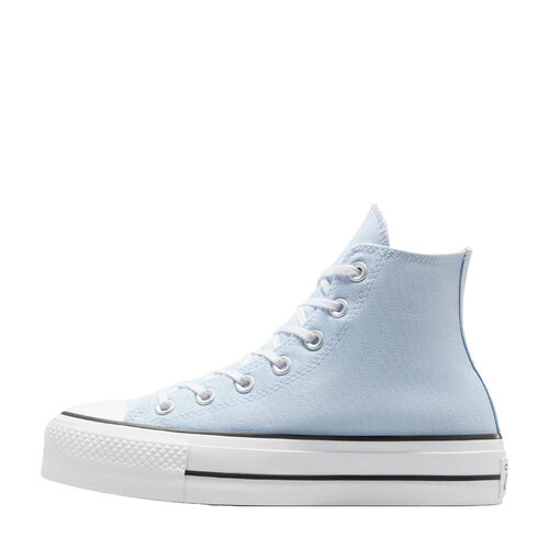 Zapatillas azules Converse Chuck Taylor All Star Lift De Plataforma Y Lona 35