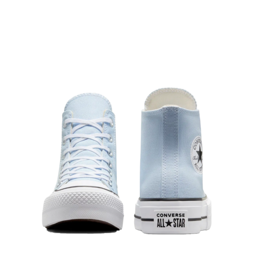 Zapatillas azules Converse Chuck Taylor All Star Lift De Plataforma Y Lona 35