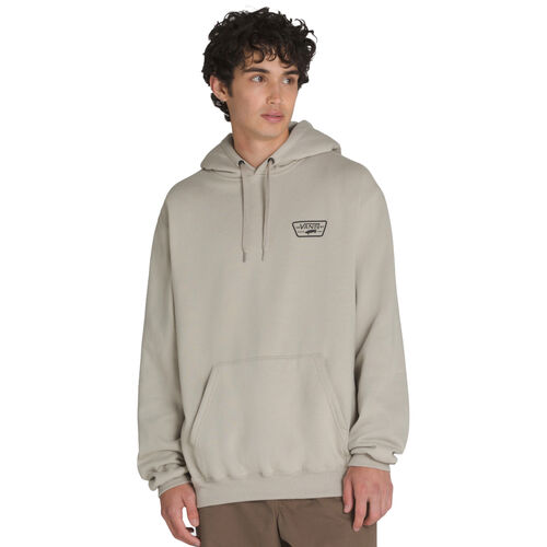 Sudadera Beige Vans Full Patch Pullover Hoodie London Fog de Ajuste Clásico S