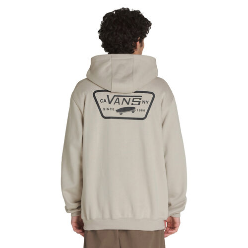 Sudadera Beige Vans Full Patch Pullover Hoodie London Fog de Ajuste Clásico S