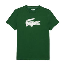 Camiseta Verde Lacoste Sport con Cocodrilo en 3D S