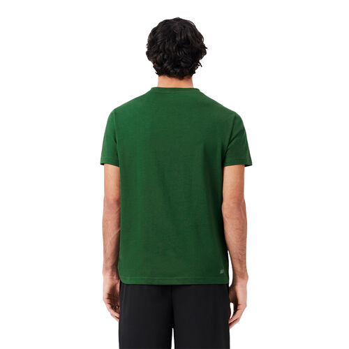 Camiseta Verde Lacoste Sport con Cocodrilo en 3D S