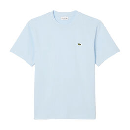 Camiseta Azul Claro Lacoste de Corte Clásico de Punto de Algodón S