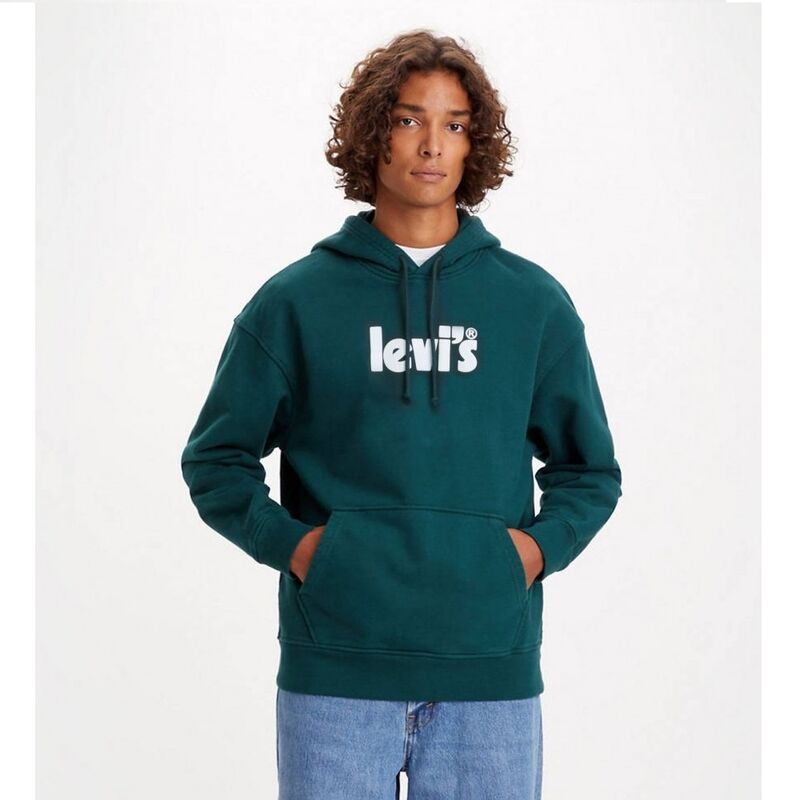 Sudadera Levis Relaxed verde Graphic Po Core - goon