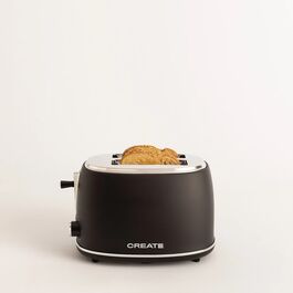 Tostadora ranuras anchas Create Toast Retro verde, 850W, 6 niveles,  descongelación y recalentado por 21,64€ antes 34,95€.