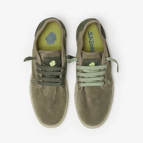 Zapatillas Satorisan Heisei Suede Peat Green 41