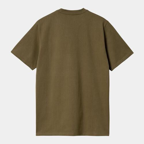 Camiseta Verde Carhartt S/S Script T-Shirt Highland Cassis S