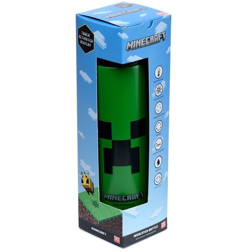 Botella Termo con Termmetro Puckator Minecraft Creeper TU