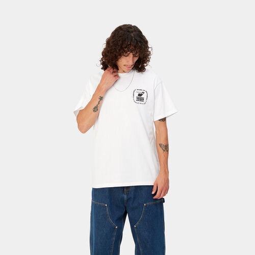 Camiseta Blanca Carhartt Stamp State T-Shirt White S