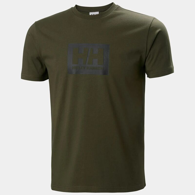 Camiseta Helly Hansen Box verde para hombre