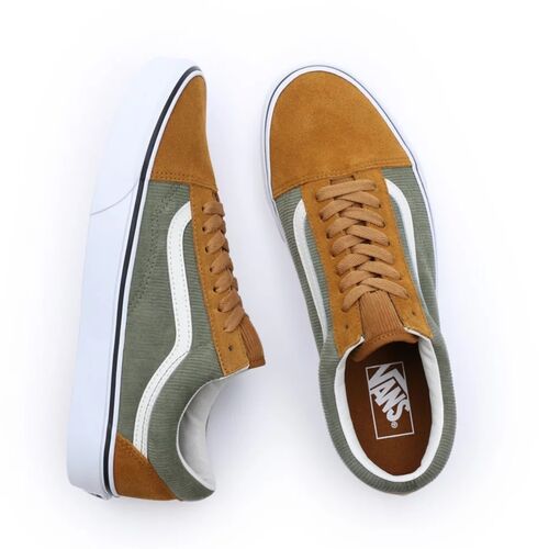 Zapatillas Vans Ols Skool Verde - Marrón 42