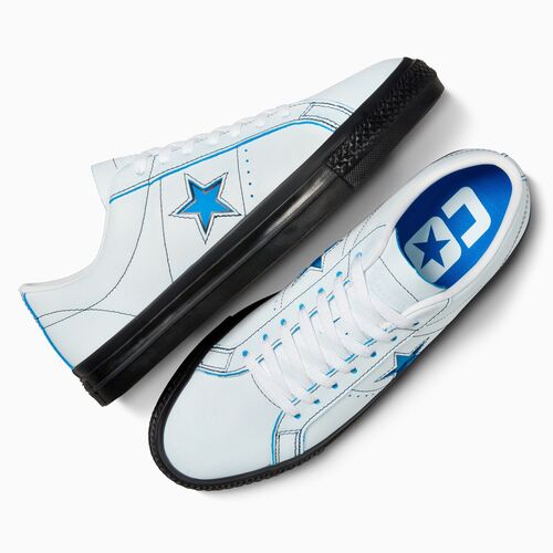 Zapatillas Converse Blancas Eddie Cernicky One Star Pro 41