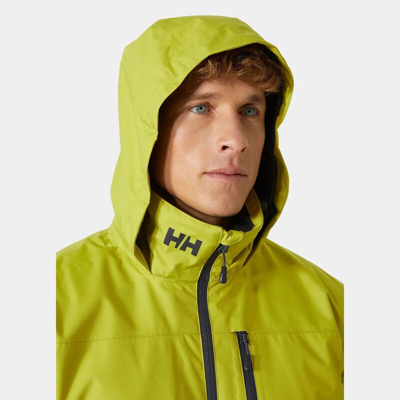 Chaqueta Helly Hansen Crew Hooded Midlayer verde hombre