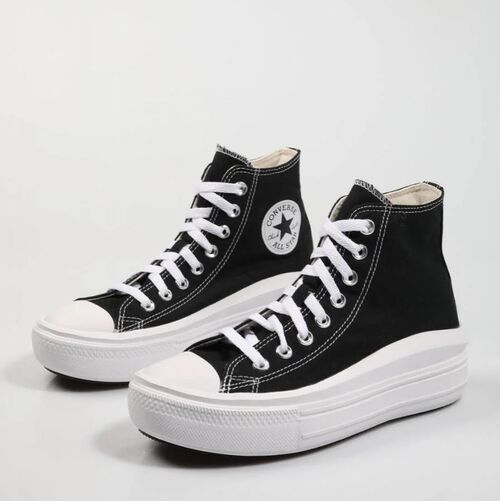 	Zapatillas Converse Negras Move Hi 37