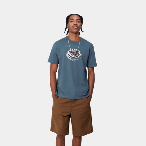 Camiseta Azul Carhartt Bottle Cap T-Shirt Naval L