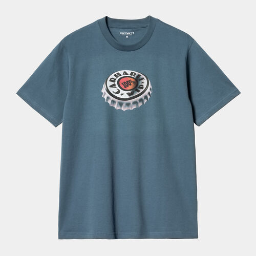 Camiseta Azul Carhartt Bottle Cap T-Shirt Naval L