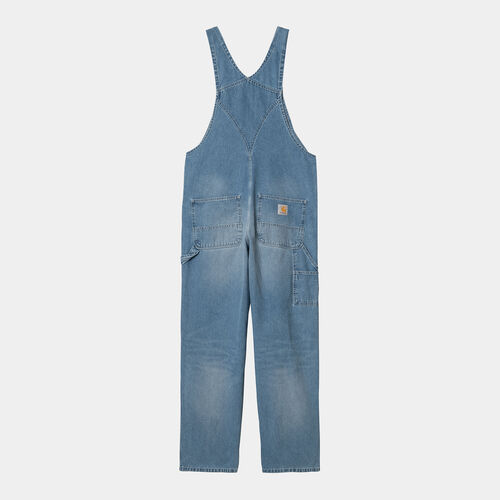 Peto Vaquero Carhartt Bib Overall Blue Light True Washed W30L30