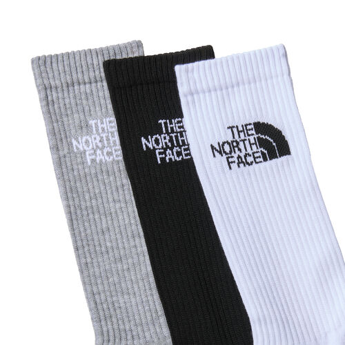 Calcetines The North Face Blanco, Negro y Gris XS