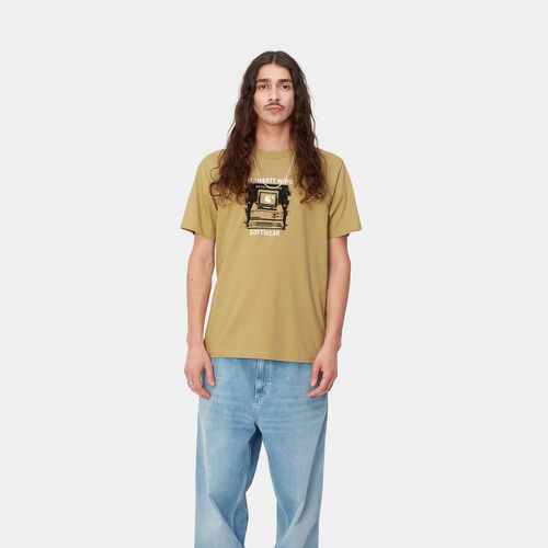 Camiseta Khaki Carhartt Fixed Bugs Agate L