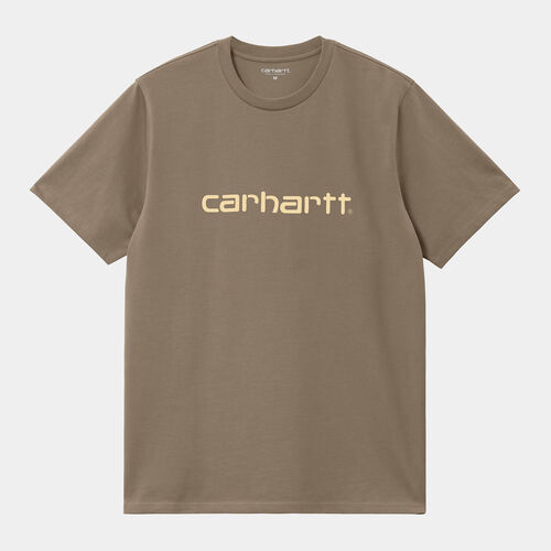 Camiseta Marrón Carhartt Script T-Shirt Branch/Rattan S