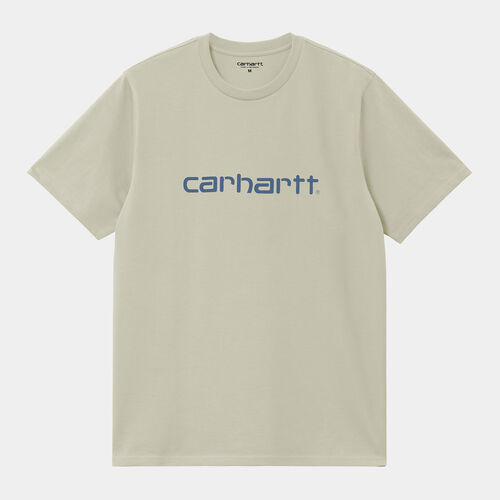 Camiseta Verde Carhartt Script T-Shirt Beryl/Sorren S