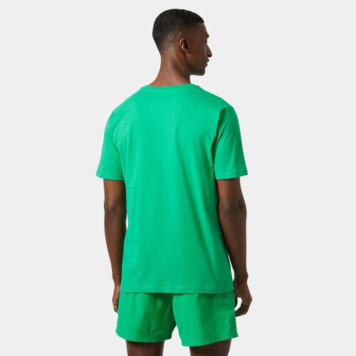 Camiseta Verde Helly Hansen Logo Bright Green S