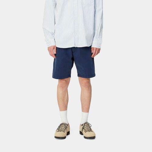 Bermuda Azul Carhartt John Short Blue Garment 30