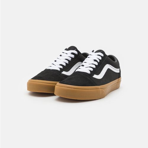 Zapatillas Negras Vans Old Skool Black - Gum 40