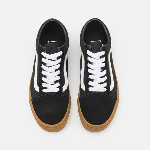 Zapatillas Negras Vans Old Skool Black - Gum 40