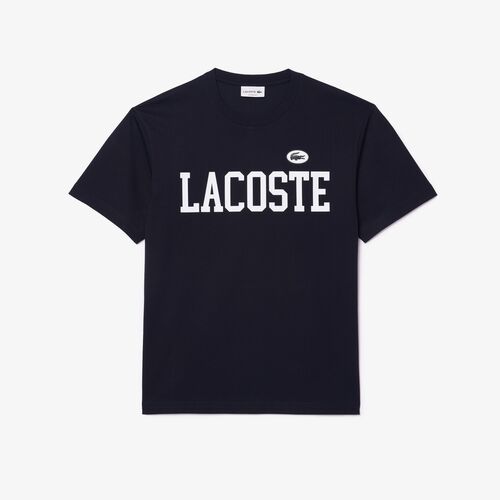 Camiseta Azul Marino Lacoste con Insignia L