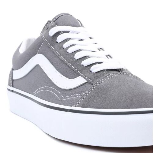 Zapatillas Vans Grises Old Skool Pewter-Truwhite 37