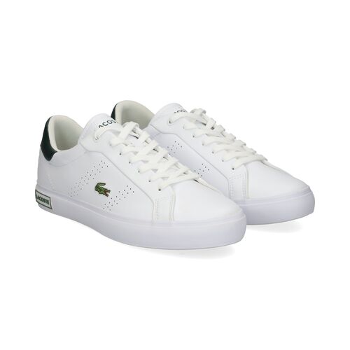 Zapatillas Blanco-Verde Lacoste Powercourt 2.0 45