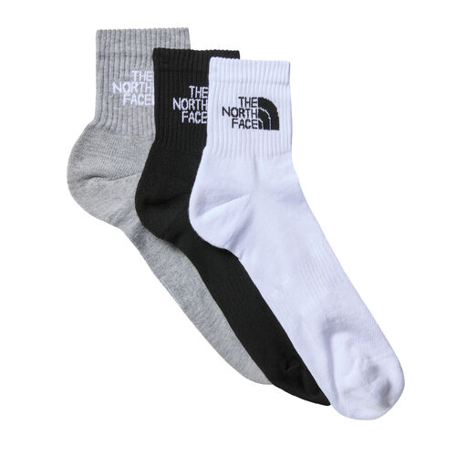 Calcetines Gris-Negro-Blanco The North Face 1/4 Multi Sport  38/40