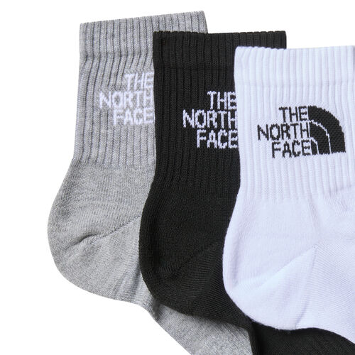 Calcetines Gris-Negro-Blanco The North Face 1/4 Multi Sport  38/40