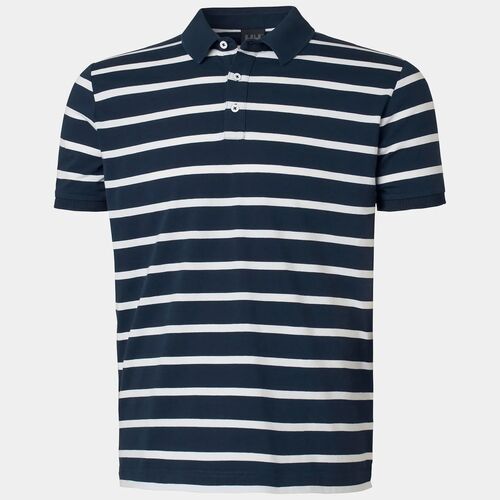 Polo de Rayas Azul Marino Helly Hansen Newport Navy S