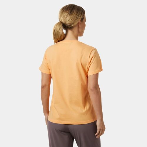 Camiseta Naranja Helly Hansen Logo Miami Peach XS