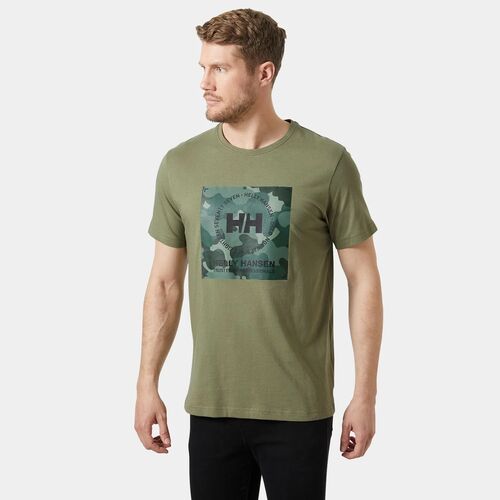 Camiseta Verde Helly Hansen Core Graphic Lav Green M