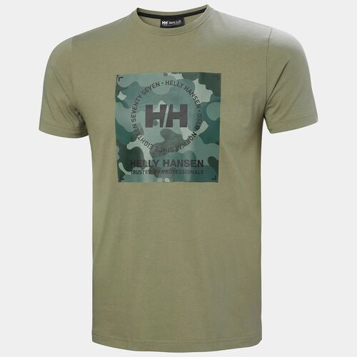 Camiseta Verde Helly Hansen Core Graphic Lav Green M