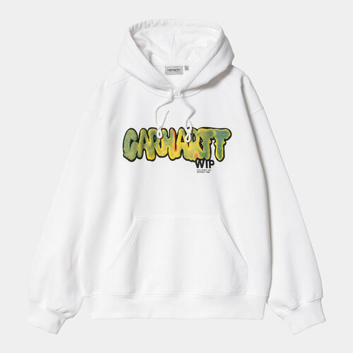 Sudadera Blanca Carhartt Hooded Drip Sweat White S