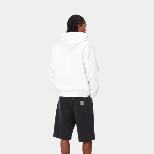 Sudadera Blanca Carhartt Hooded Drip Sweat White S