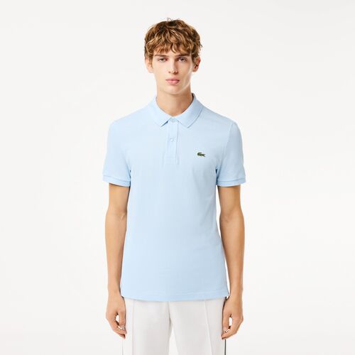 Polo Azul Claro Lacoste L.12.12 Slim Fit en Petit Piqué S