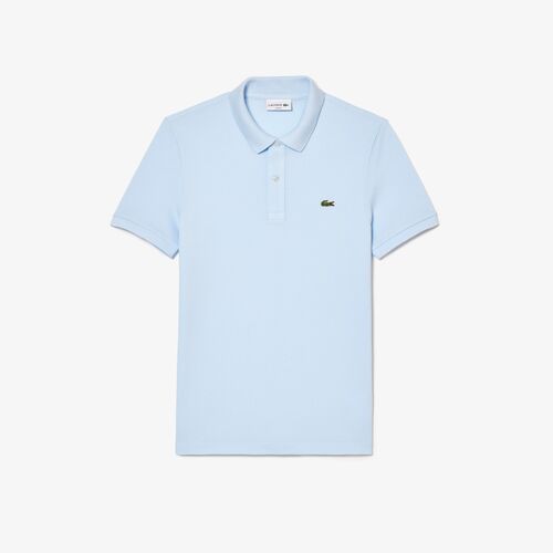 Polo Azul Claro Lacoste L.12.12 Slim Fit en Petit Piqué S