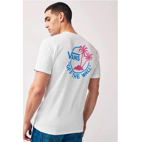 Camiseta Blanca Vans Classic Mini Dual Palm S