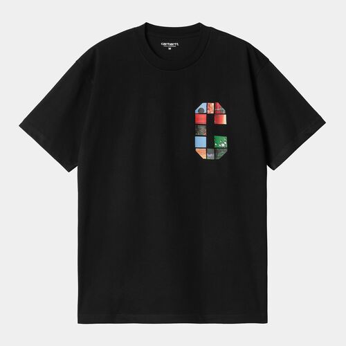 Camiseta Negra Carhartt S/S Machine 89 T-Shirt S